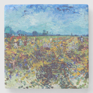 Posavasos De Piedra Vincent van Gogh - Viñedo Verde