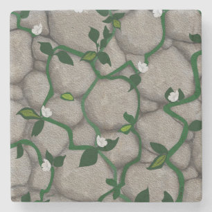 Posavasos De Piedra Vines Stone Coaster