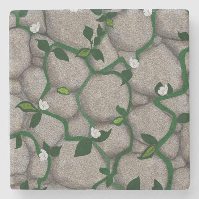 Posavasos De Piedra Vines Stone Coaster (Anverso)