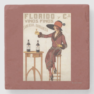 Posavasos De Piedra Vinos Finos - Sanlucar de Barrameda de Florido