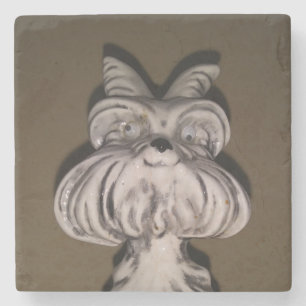 Posavasos De Piedra Vintage Ceramic Dog Stone Coaster