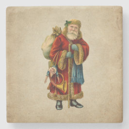 Posavasos De Piedra Vintage Christmas Old World Santa Claus