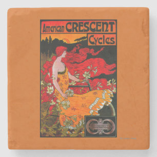 Posavasos De Piedra Vintage creciente americano PosterEurope