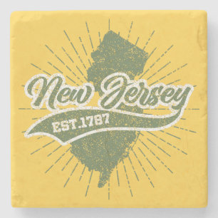 Posavasos De Piedra Vintage New Jersey