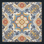 Posavasos De Piedra Vintage Talavera Azulejo azulejos azules favores d<br><div class="desc">Talavera Vintage Azulejo Baldosas marrones mediterráneos favorece la boda de las tardes de arenisca regalos de boda decoración de casa regalos decoración de mesa boda</div>