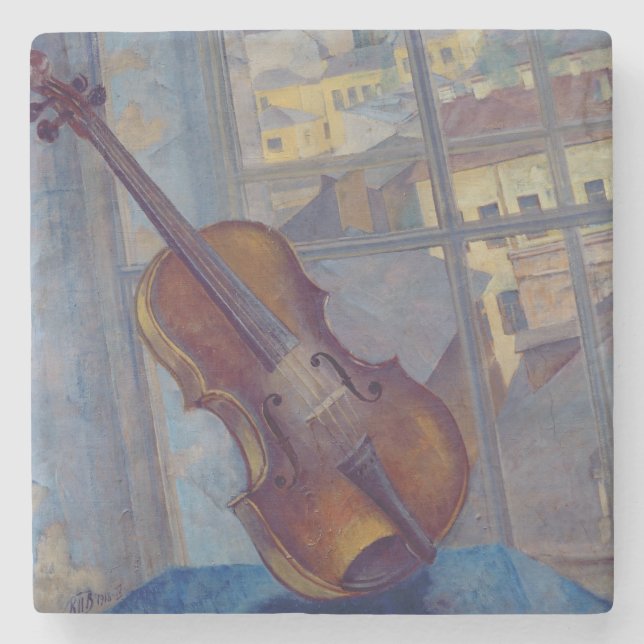 Posavasos De Piedra Violin, 1918 (Anverso)