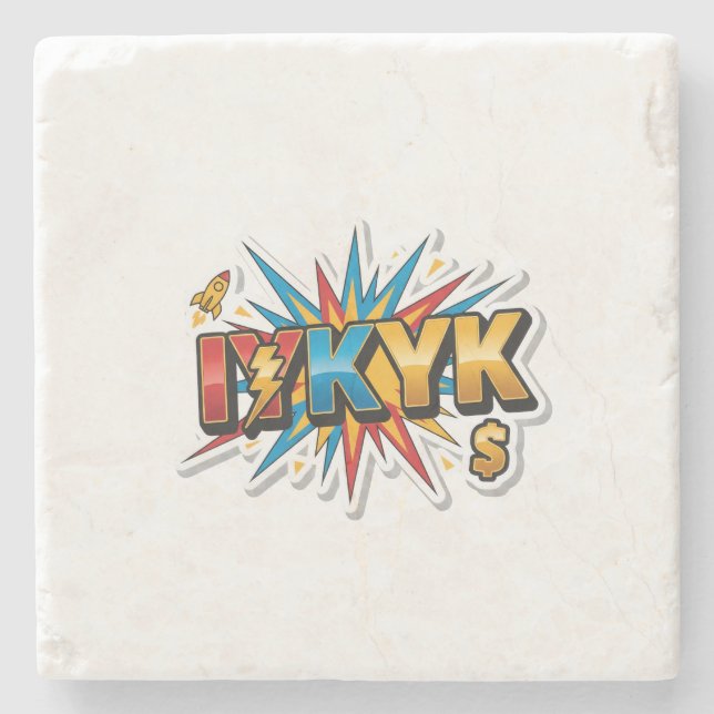 Posavasos De Piedra ViralVibes Collection (Anverso)