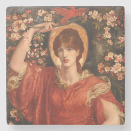 Posavasos De Piedra Visión de Fiammetta (por Dante Gabriel Rossetti)