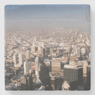 Posavasos De Piedra Vista panorámica de la ciudad