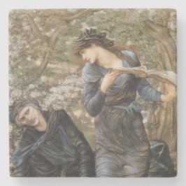 Posavasos De Piedra Vivien's Beguiling of Merlin (Edward Burne-Jones)