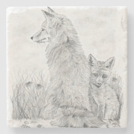 Posavasos De Piedra Vixen con Kit