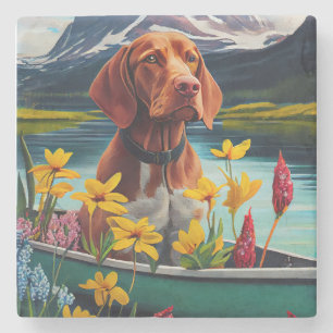 Posavasos De Piedra Vizsla en una paleta: Una aventura escénica