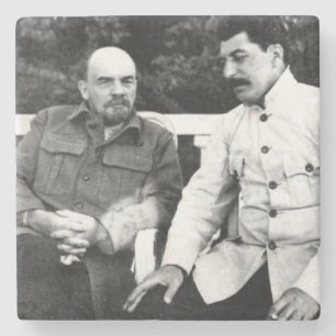 Posavasos De Piedra Vladimir Lenin Y Joseph Stalin
