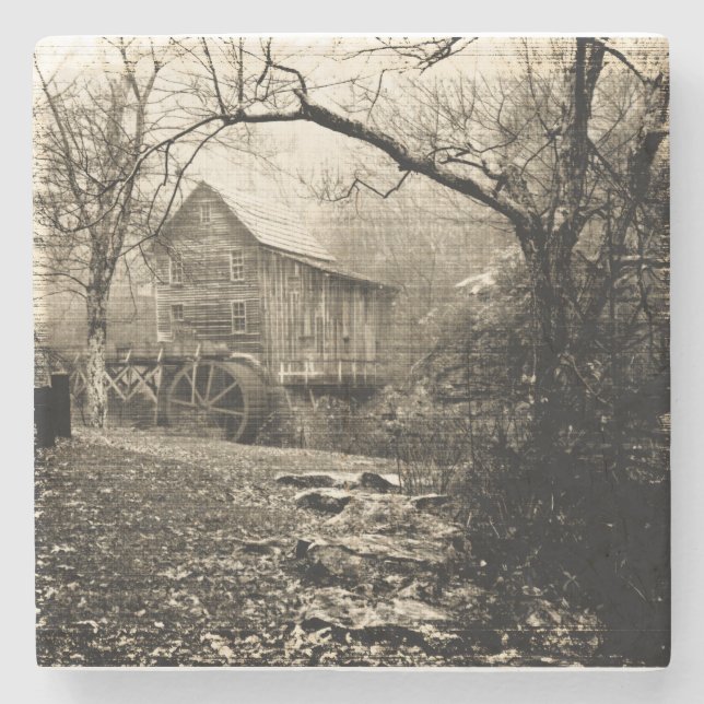 Posavasos De Piedra Volante de agua de cosecha (Anverso)