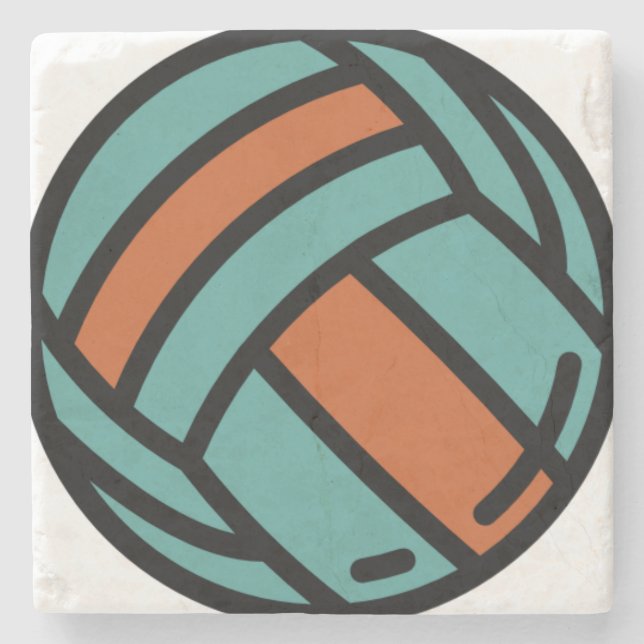 Posavasos De Piedra voleibol (Anverso)