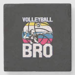 Posavasos De Piedra Voleibol   Voleibol Bro