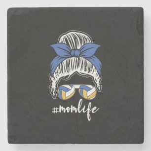 Posavasos De Piedra Volleyball Player Volleyball Mom Life
