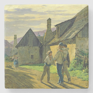 Posavasos De Piedra Volviendo a casa de la guerra, 1859