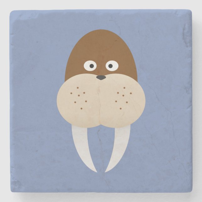 Posavasos De Piedra Walrus (Anverso)
