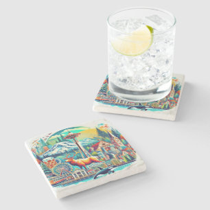 Posavasos De Piedra Washington State Adventure Coasters