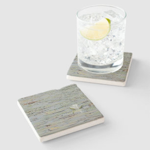 Posavasos De Piedra Waterlily Pond Lake Flower I Stone Coaster