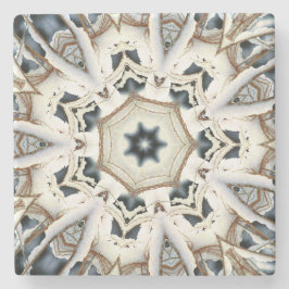 Posavasos De Piedra Web de nieve