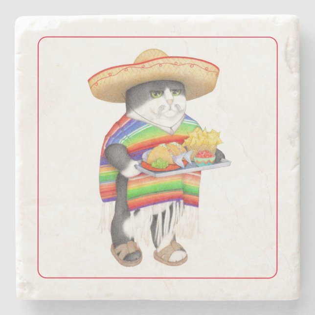 Posavasos De Piedra WENDELITO Mármol Stone Coaster (Anverso)