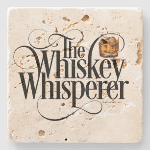 Posavasos De Piedra Whiskey Whisperer Stone Coaster