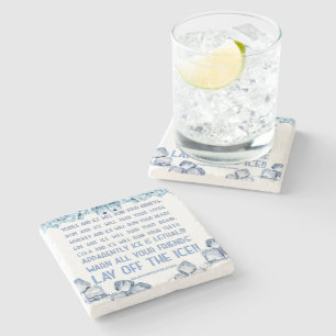 Posavasos De Piedra whisky de cola de ron con alcohol de SlipperyJoe
