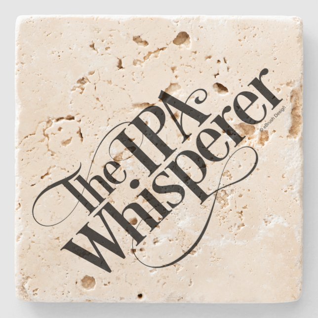 Posavasos De Piedra Whisperer de IPA (Anverso)