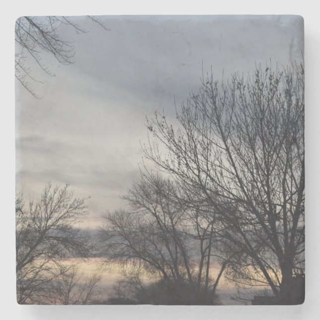 Posavasos De Piedra Whispers of Winter  (Anverso)