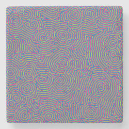 Posavasos De Piedra Whorls Marble Coaster