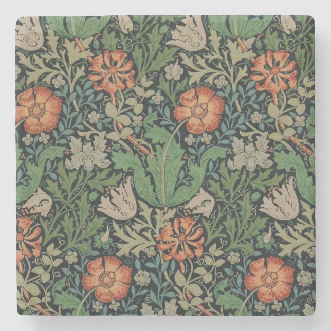 Posavasos De Piedra William Morris Compton Wallpaper Classic (Anverso)