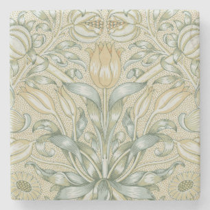 Posavasos De Piedra William Morris Lily y Pomegranate Flower Classic