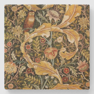 Posavasos De Piedra William Morris Owl an Acanthus