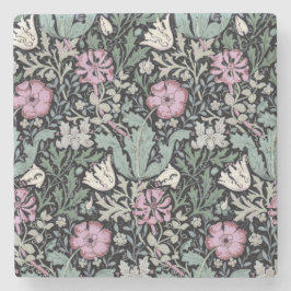 Posavasos De Piedra William Morris Poppy Botanical Victorian Wallpaper