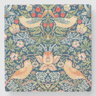 Posavasos De Piedra William Morris Strawberry Thief Arte Vintage