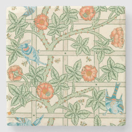 Posavasos De Piedra William Morris Trellis Victorian Wallpaper