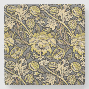 Posavasos De Piedra William Morris Wey Floral Wallpaper