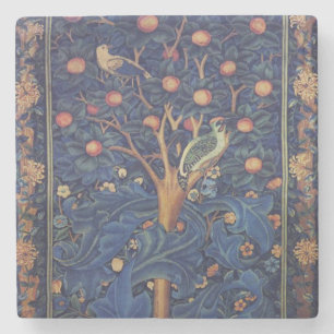 Posavasos De Piedra William Morris Woodpecker Tapestry Arts & Crafts