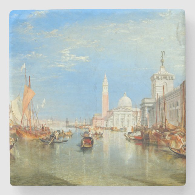 Posavasos De Piedra William Turner - Venecia, Dogana y San Giorgio (Anverso)