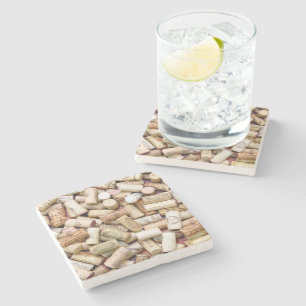 Posavasos De Piedra Wine Corks Stone Coaster