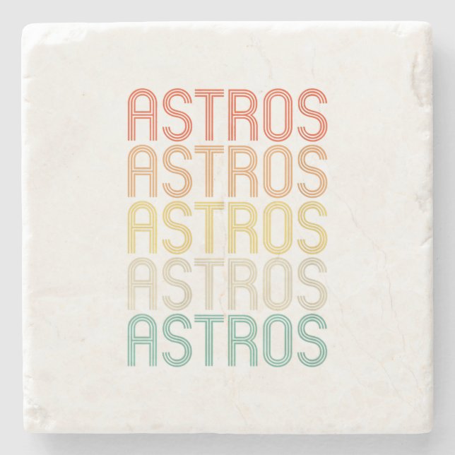 Posavasos De Piedra Womens Astros  (Anverso)