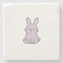 Posavasos De Piedra Wonky Zoo Bunny Stone Coaster
