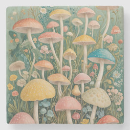 Posavasos De Piedra Woodland encantado