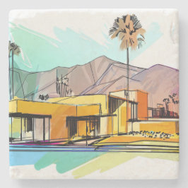 Posavasos De Piedra World Locations Coasters California 02