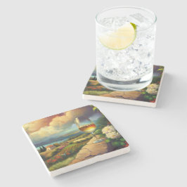 Posavasos De Piedra World Locations Coasters / Riviera Francesa 01