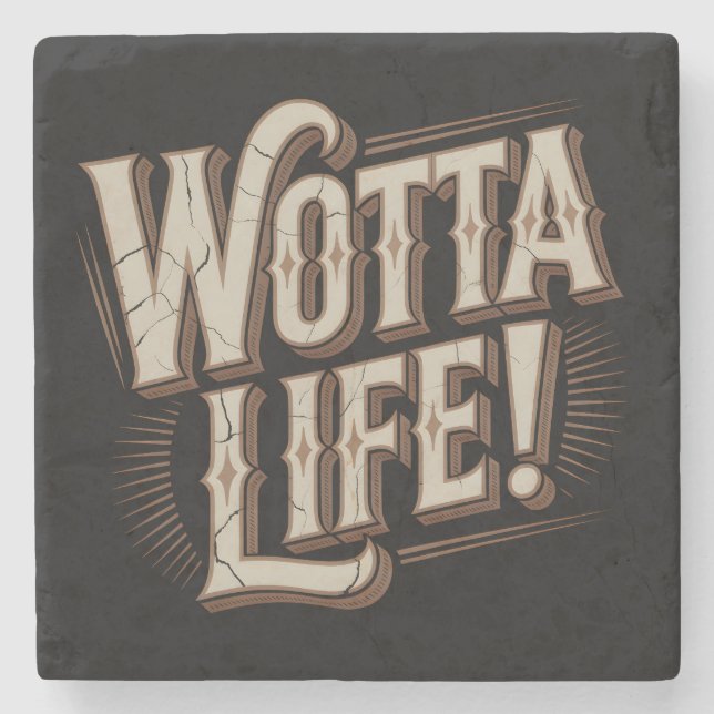 Posavasos De Piedra Wotta Life Coasters (Anverso)