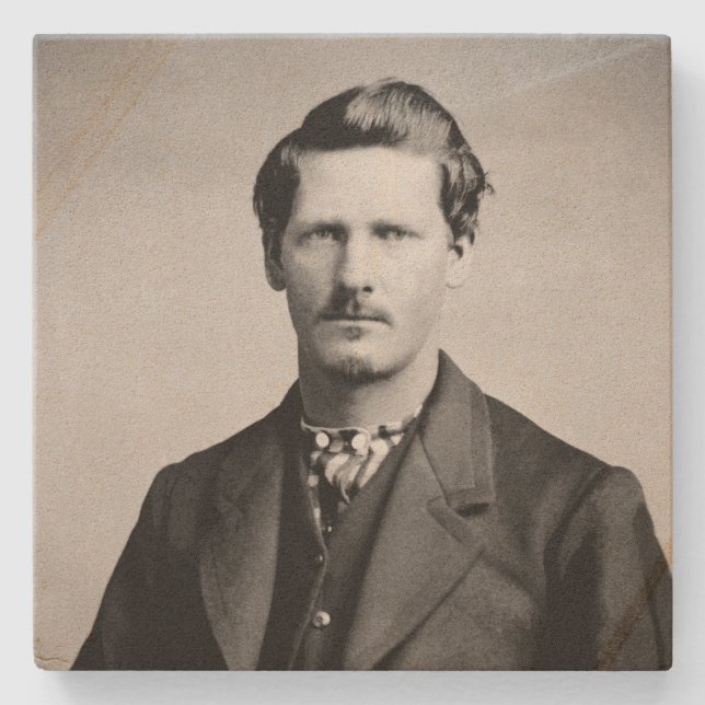 Posavasos De Piedra Wyatt Earp: Lawman, Gunfighter, guardián de Saloon (Anverso)