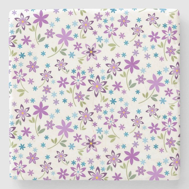 Posavasos De Piedra Xmas Gift Cute Floral Ditsy (Anverso)